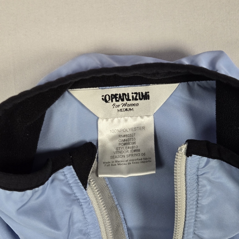 Pearl Izumi Women’s Lightweight Cycling Windbreaker - Light Blue Medium - Picture 7 of 9